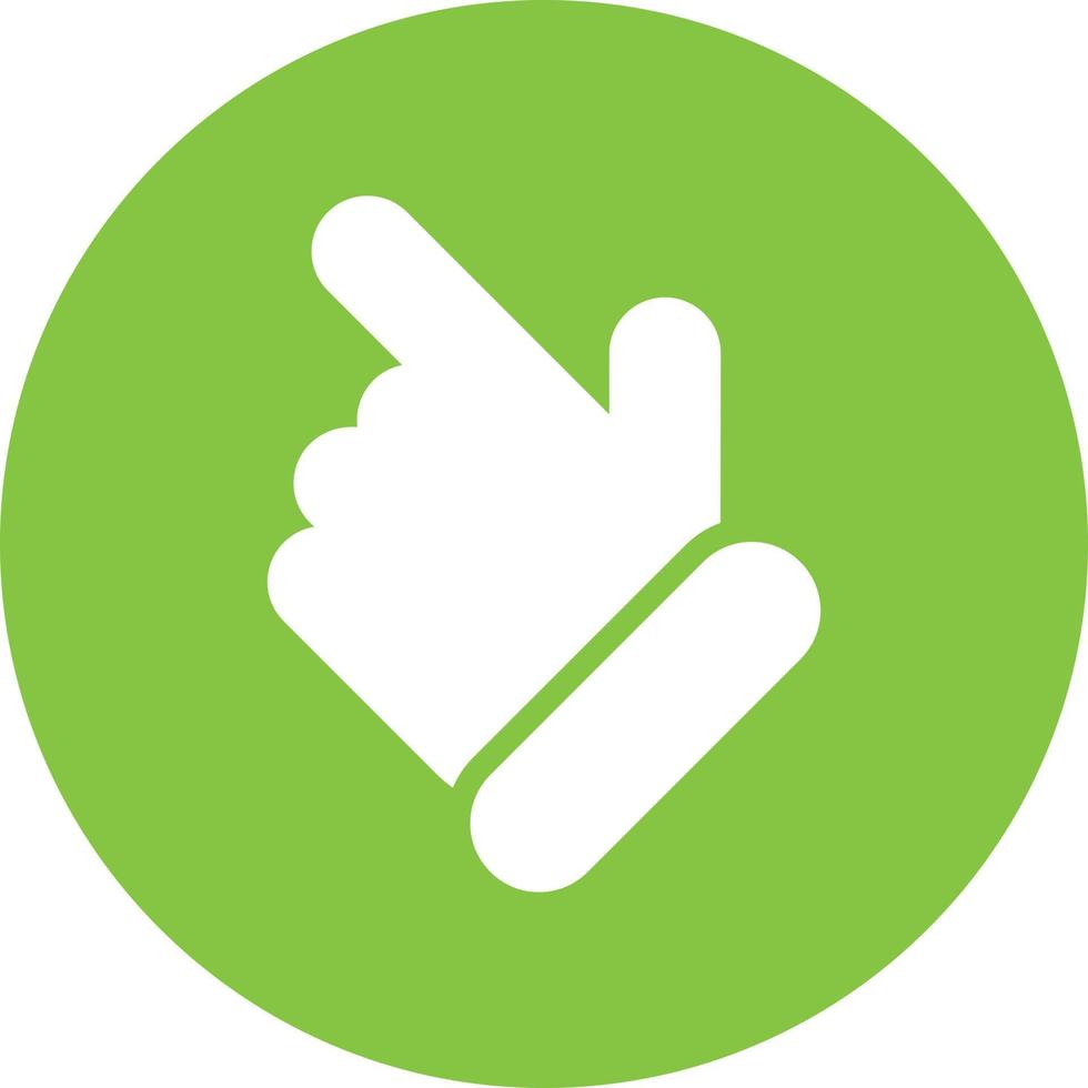 Hand Pointer Vector Icon Design