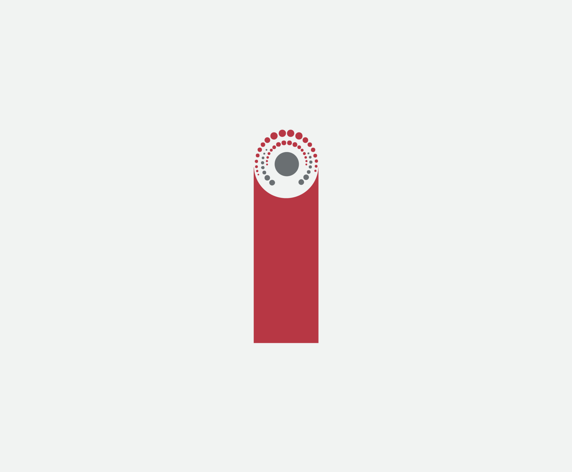 elementos de plantilla de diseño de icono de logotipo de letra i.diseño