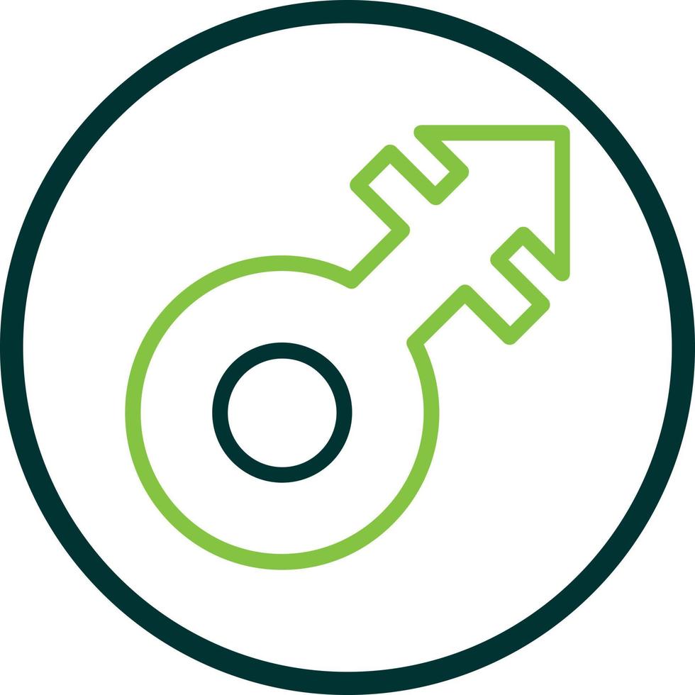 Mars Stroke Vector Icon Design