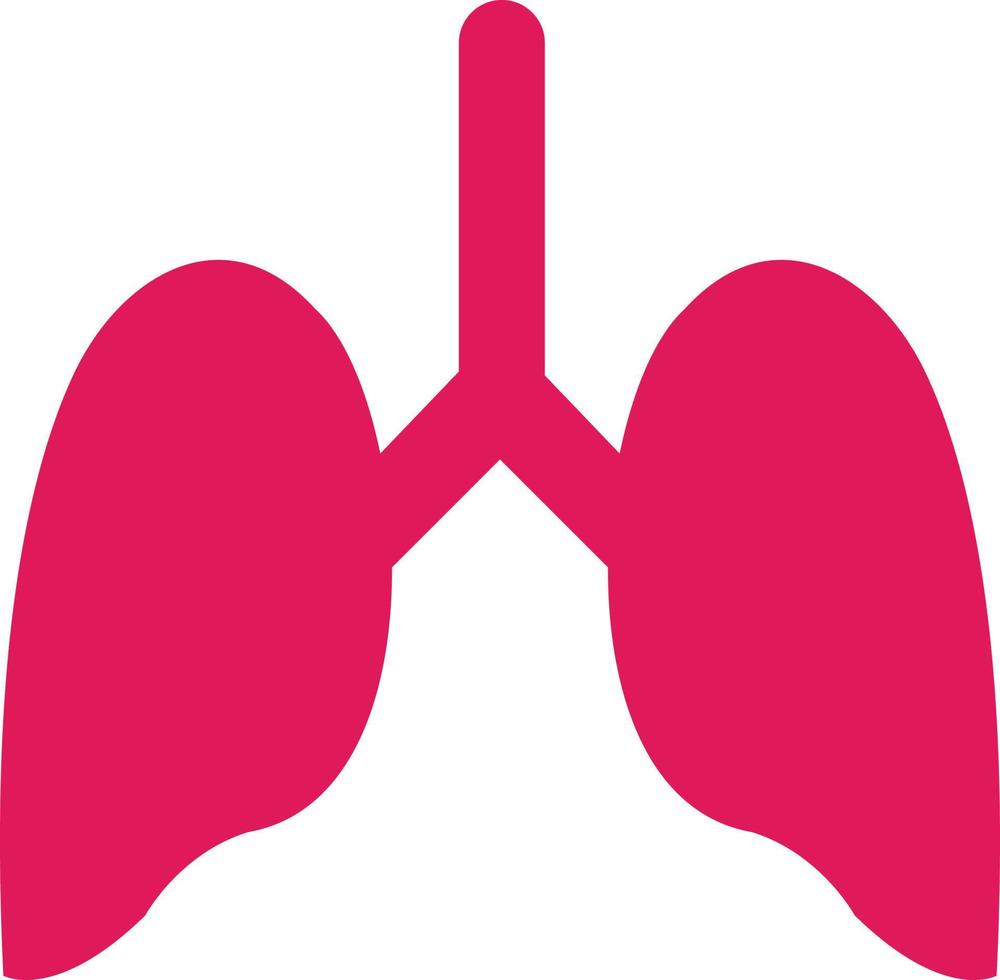 Lungs Vector Icon Design