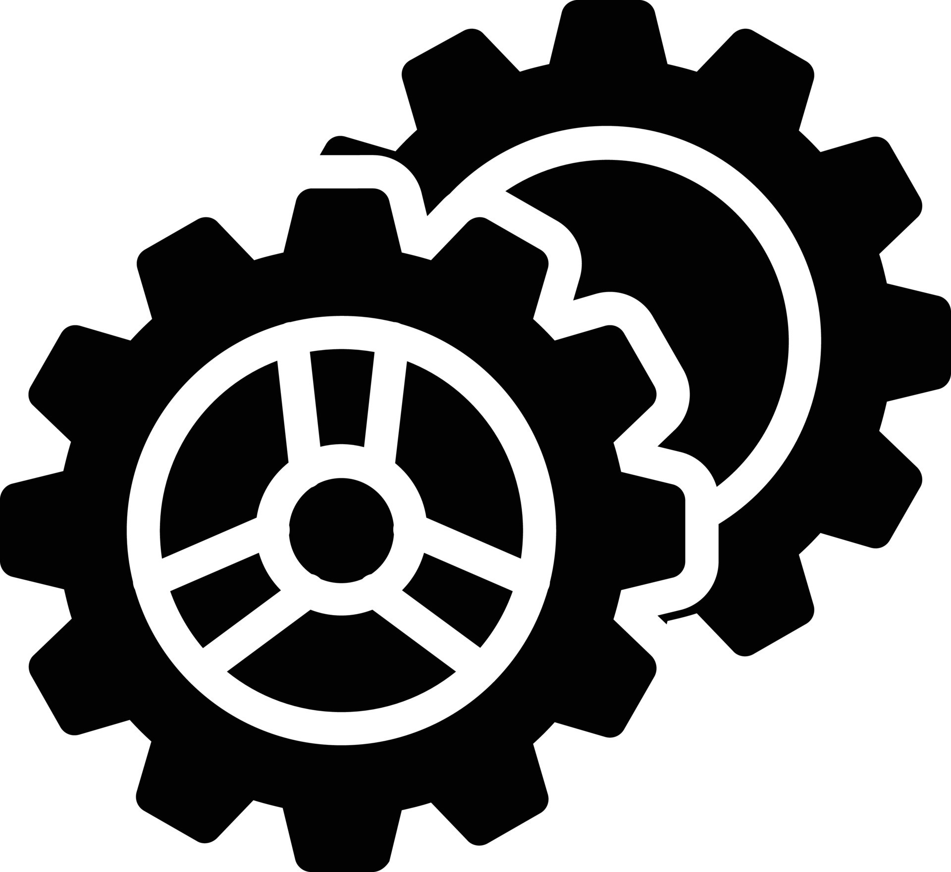 Cogs Vector Icon Design 14891457 Vector Art at Vecteezy