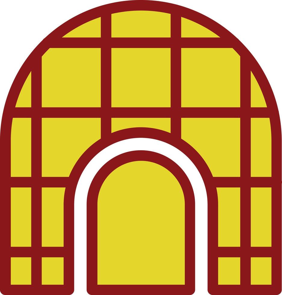 Igloo Vector Icon Design