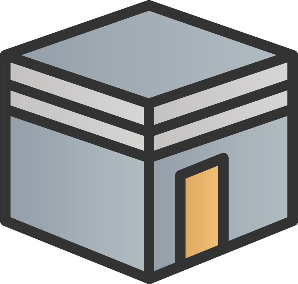 Kaaba Vector Icon Design