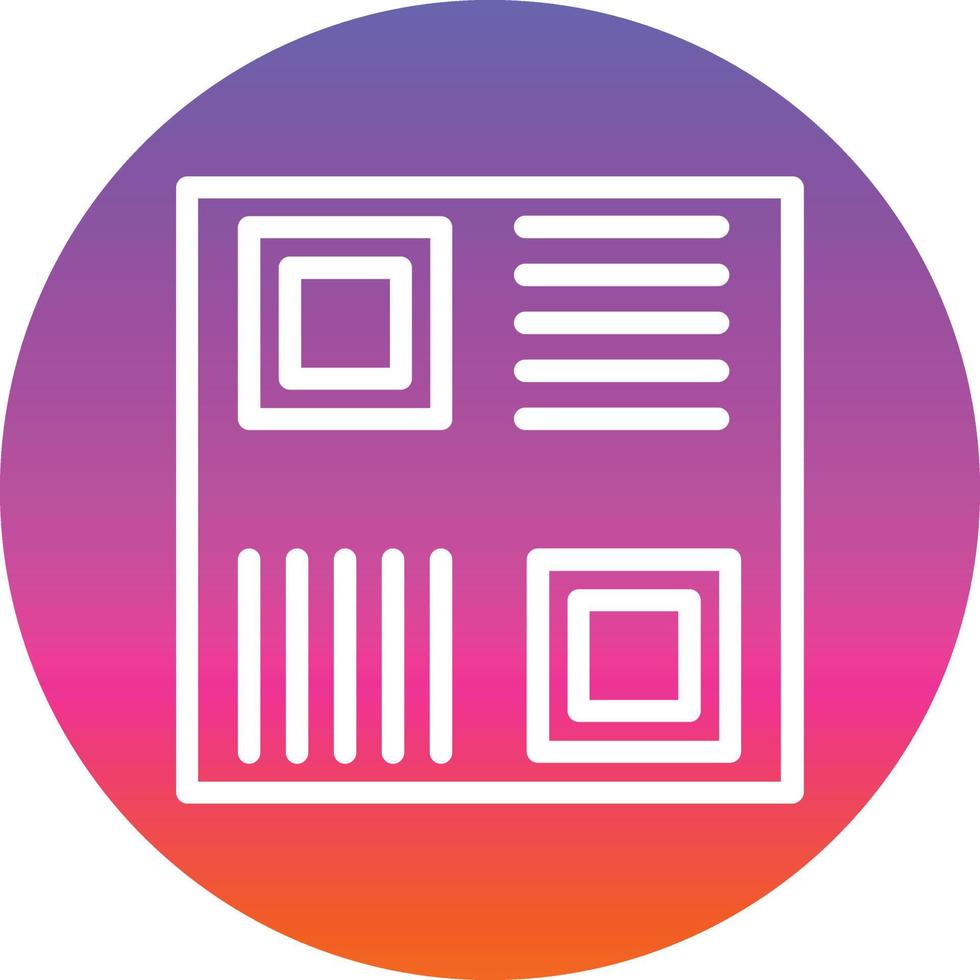 diseño de icono de vector de código qr