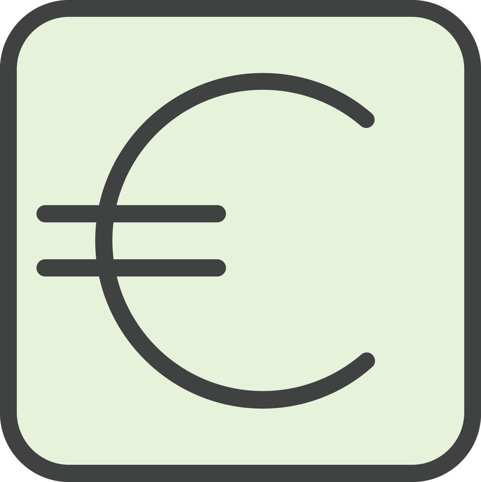 Euro Sign Vector Icon Design