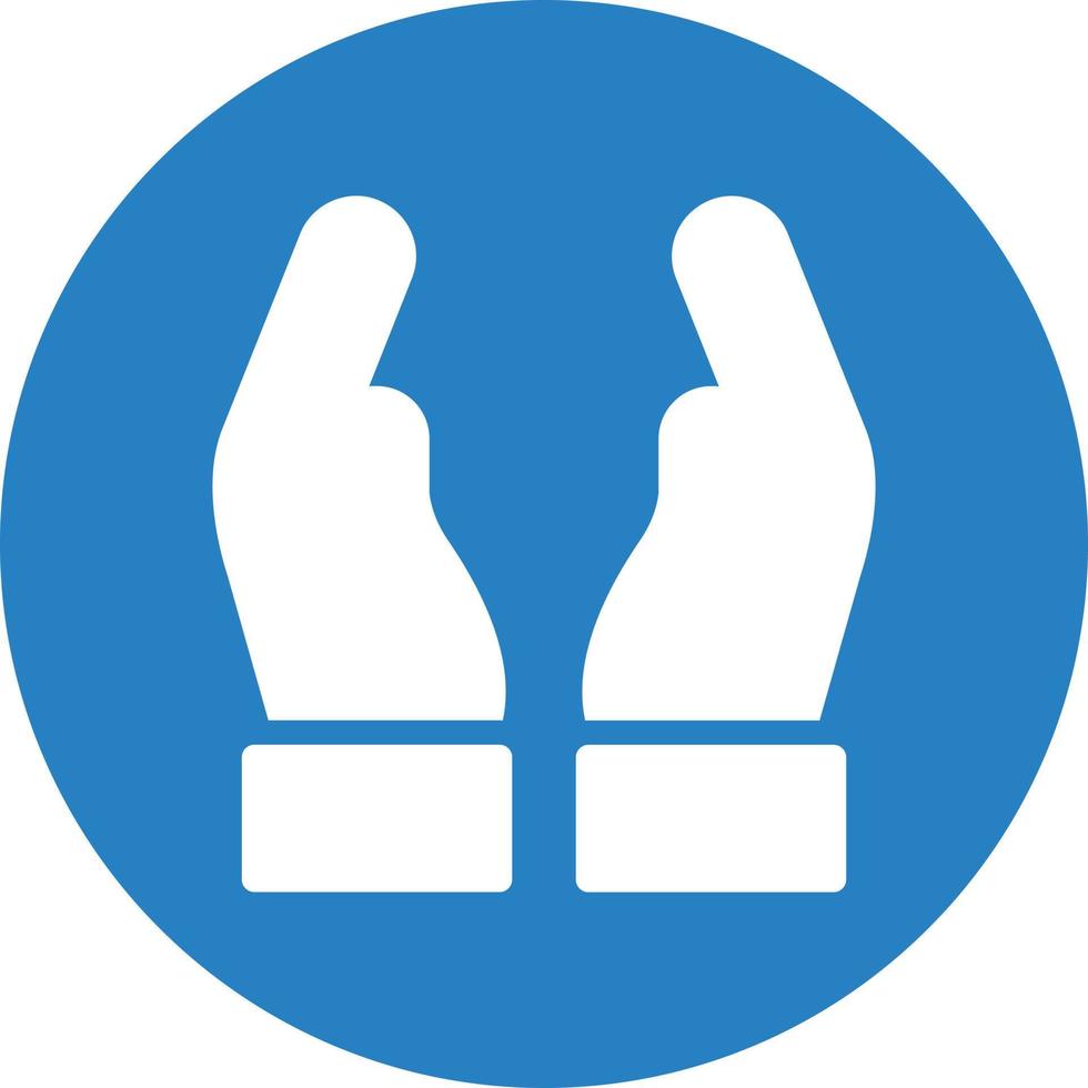 Hand Holding Medical Vector Icon Design