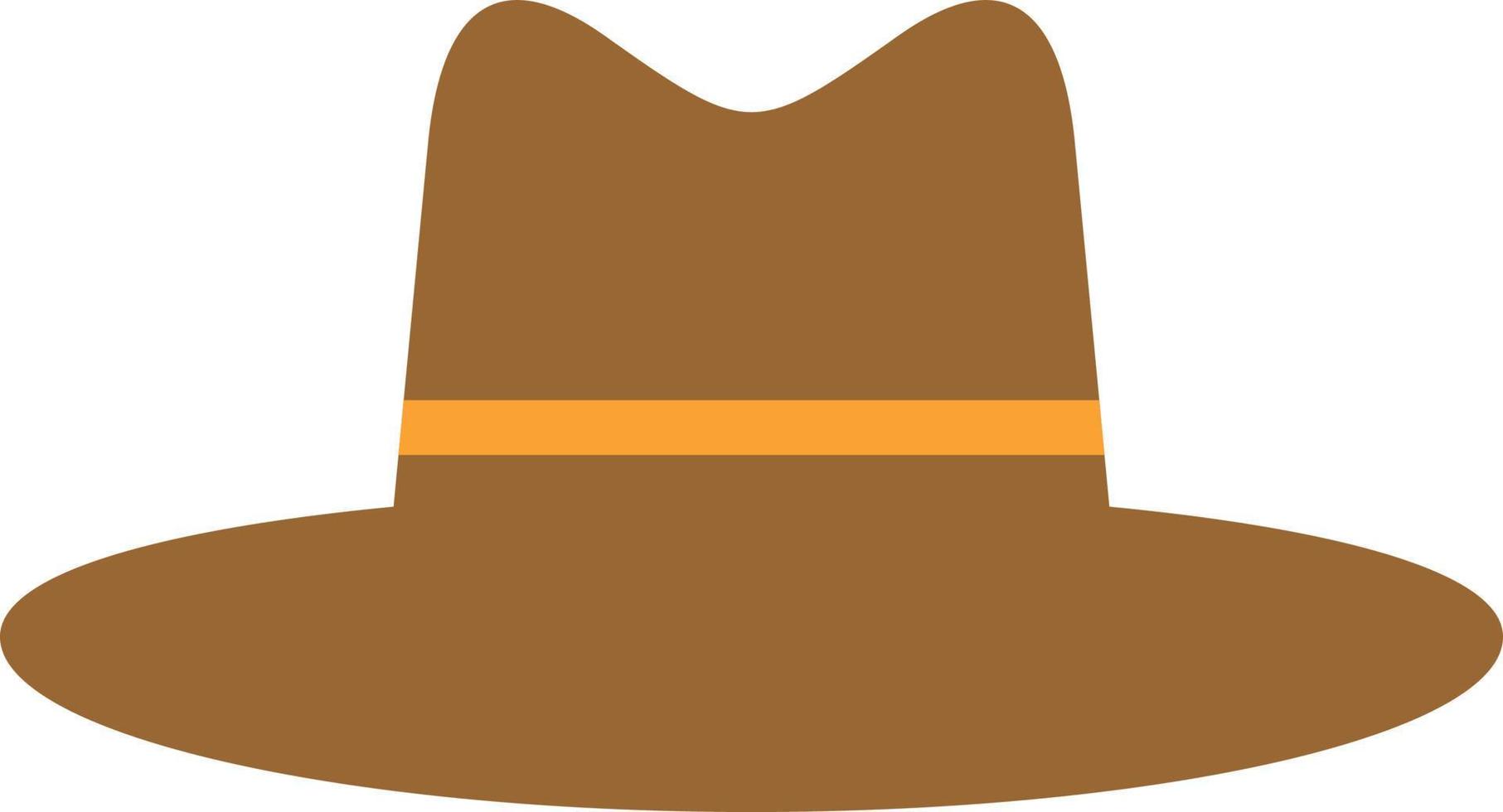 Hat Cowboy Side Vector Icon Design