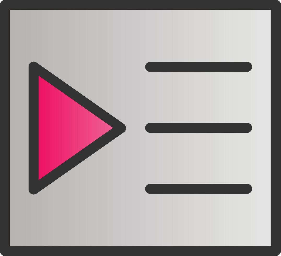 Indent Vector Icon Design