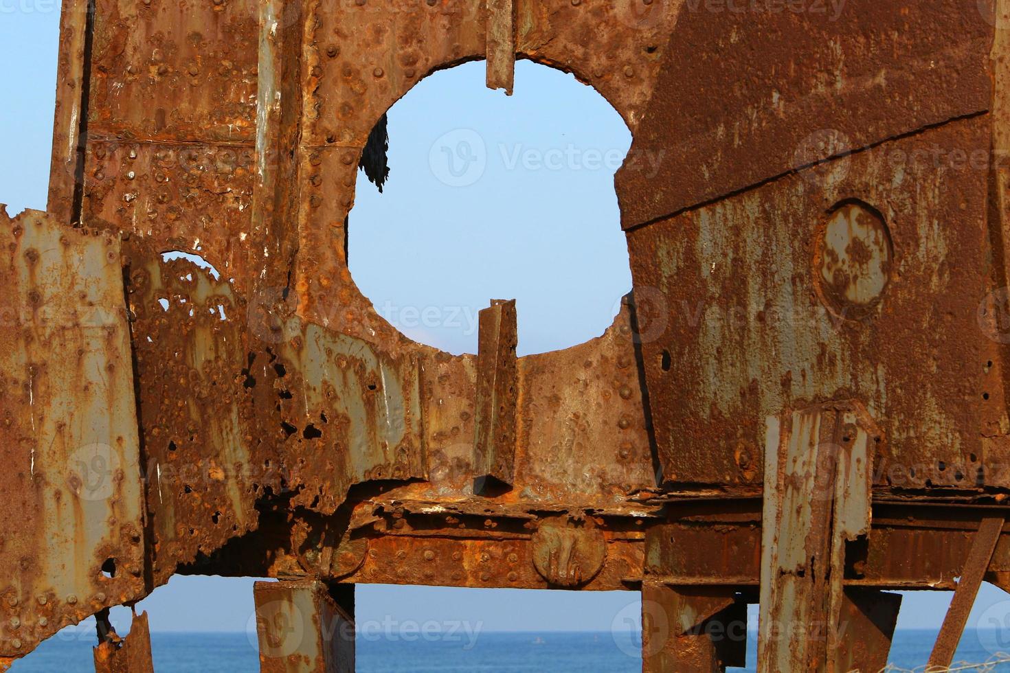 Old and rusty iron. photo