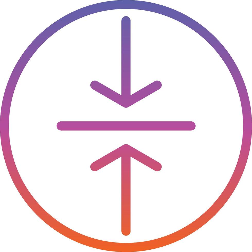Compress Vector Icon Design