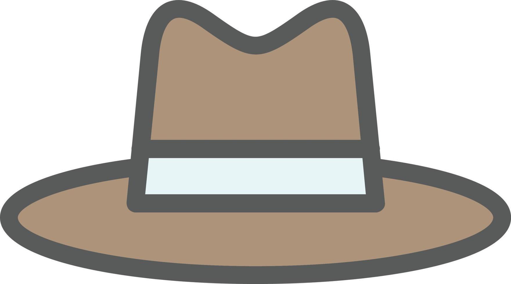 sombrero, vaquero, lado, vector, icono, diseño vector