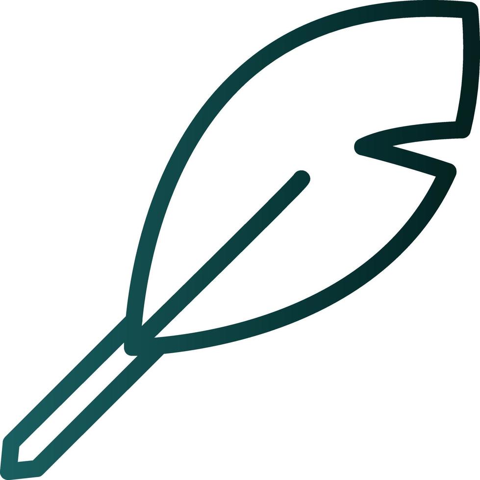 Feather Vector Icon Design