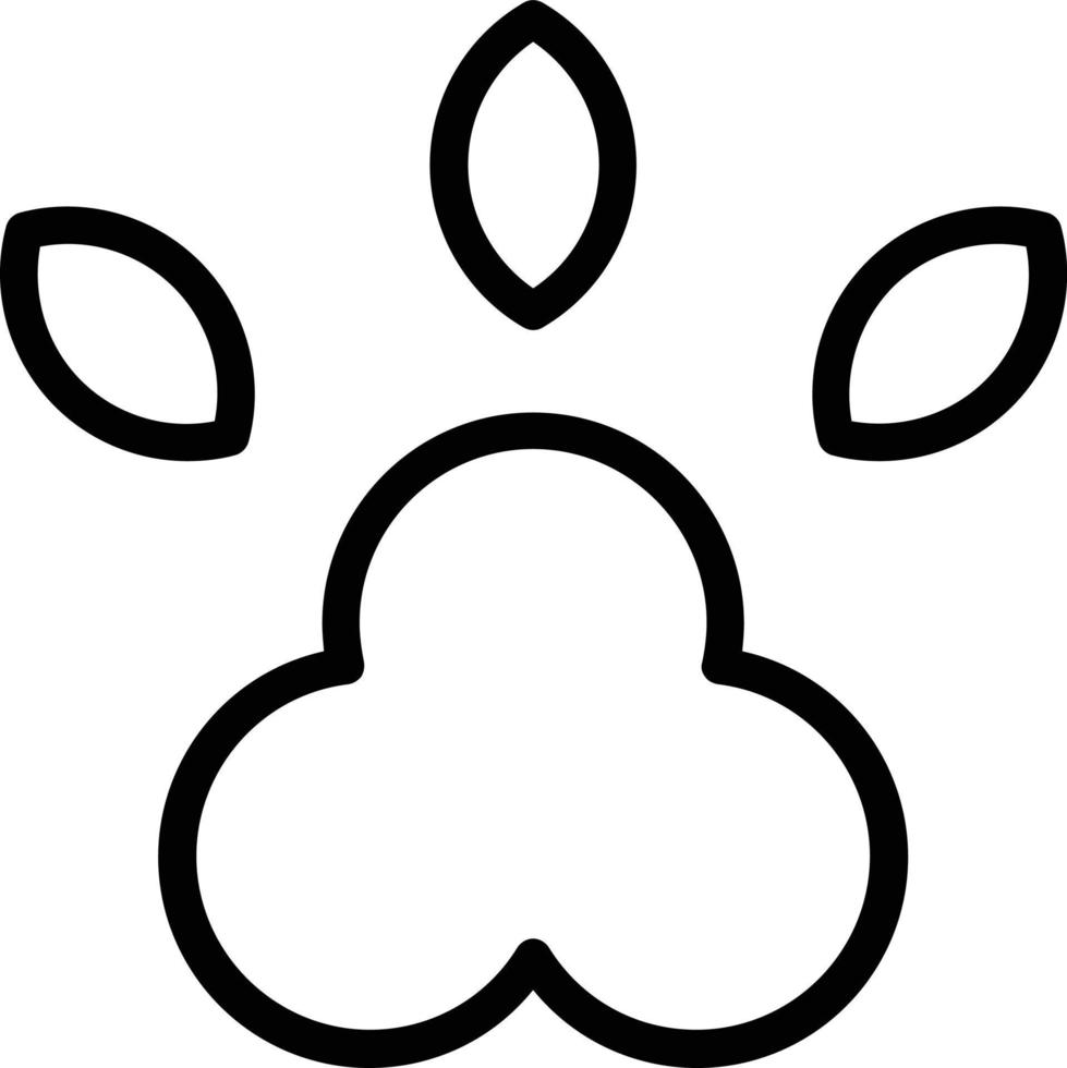 Paw Vector Icon Design