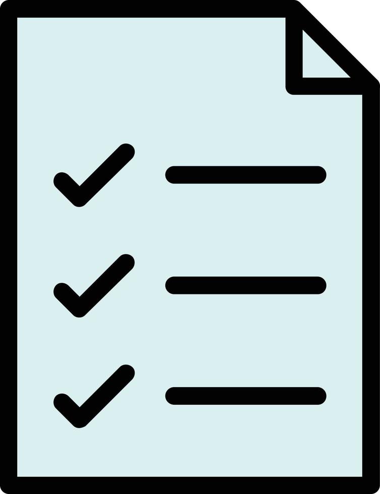 List Vector Icon Design