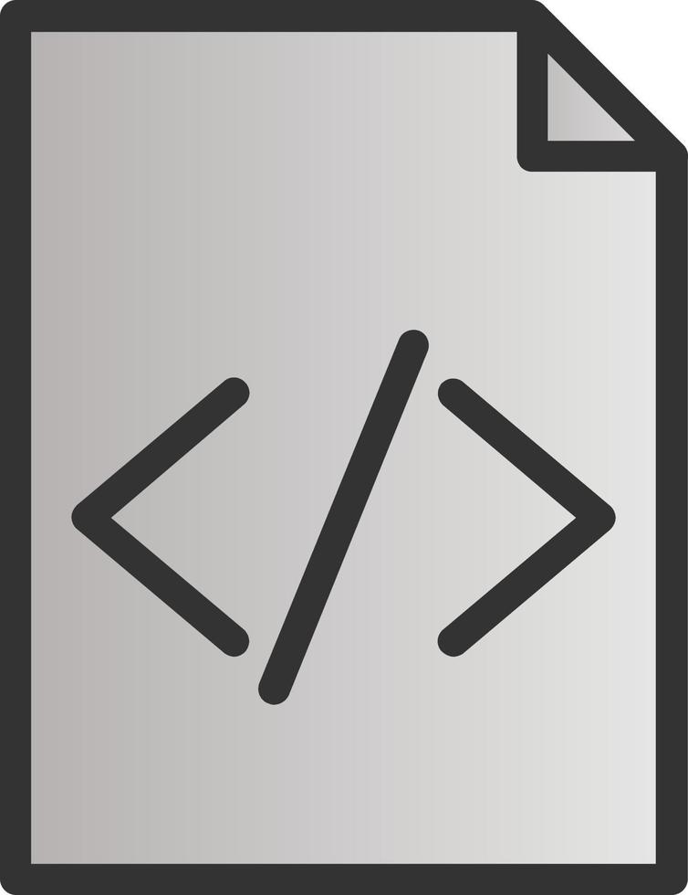 File Code Vector Icon Design
