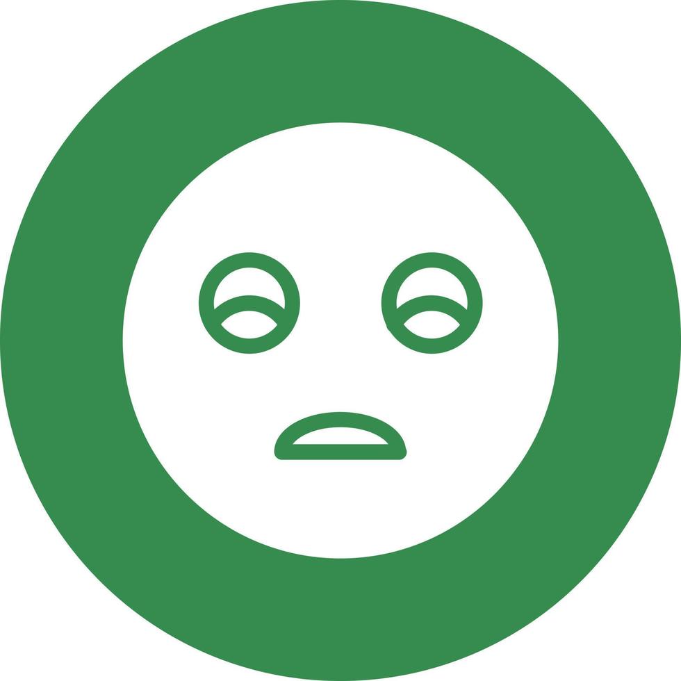 Frown Vector Icon Design