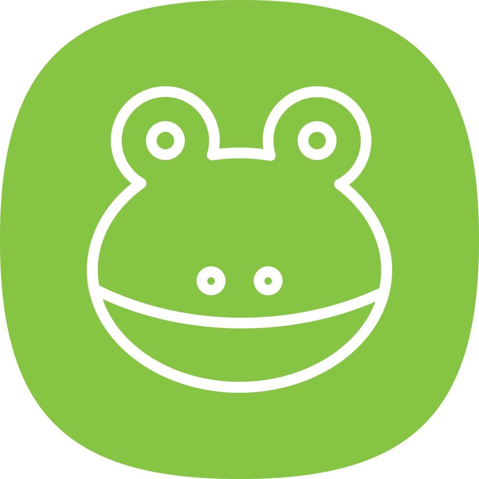 Frog Vector Icon Design