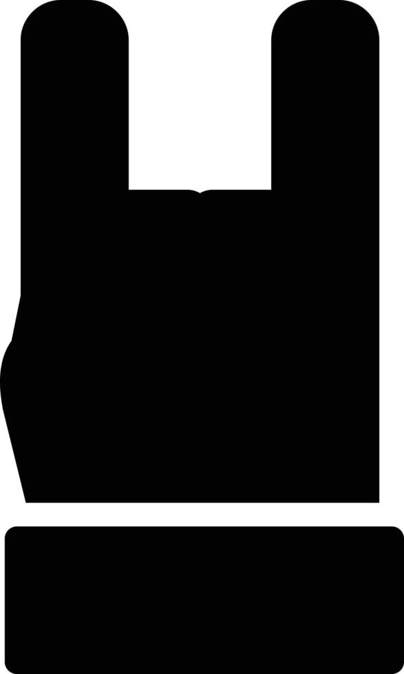 Hand Rock Vector Icon Design
