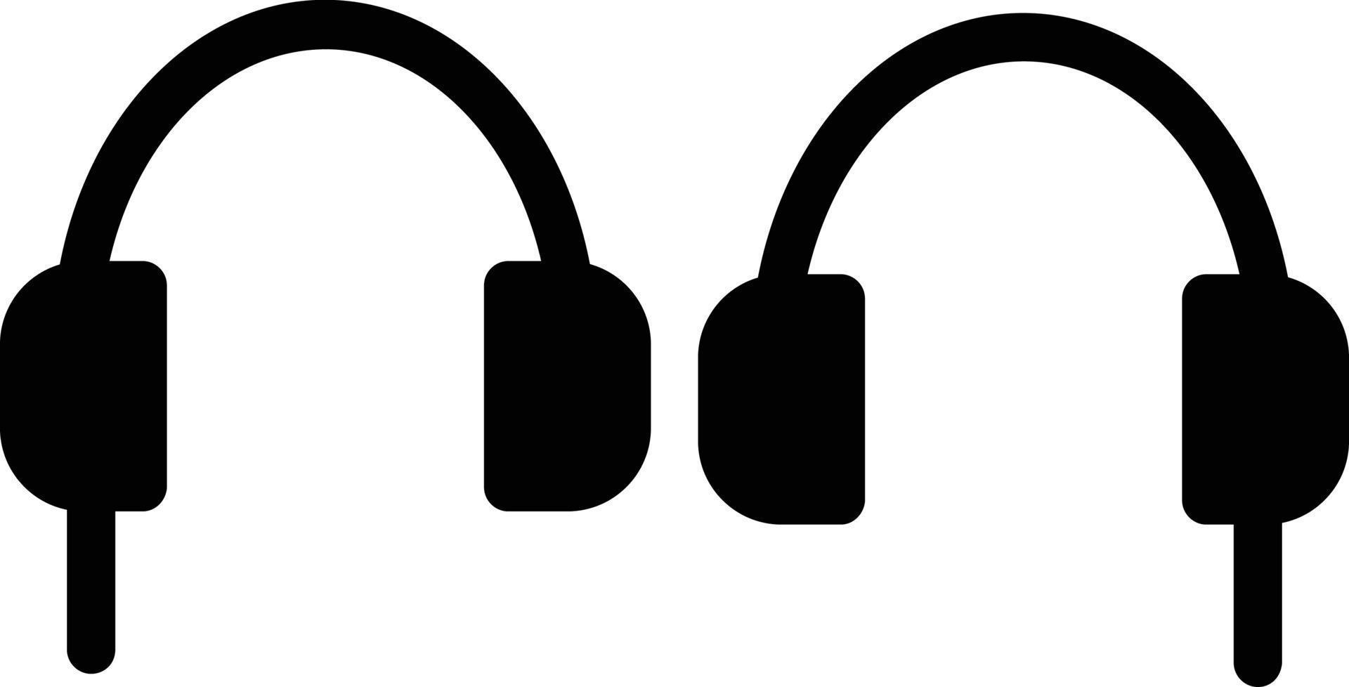 diseño de icono de vector alt de auriculares