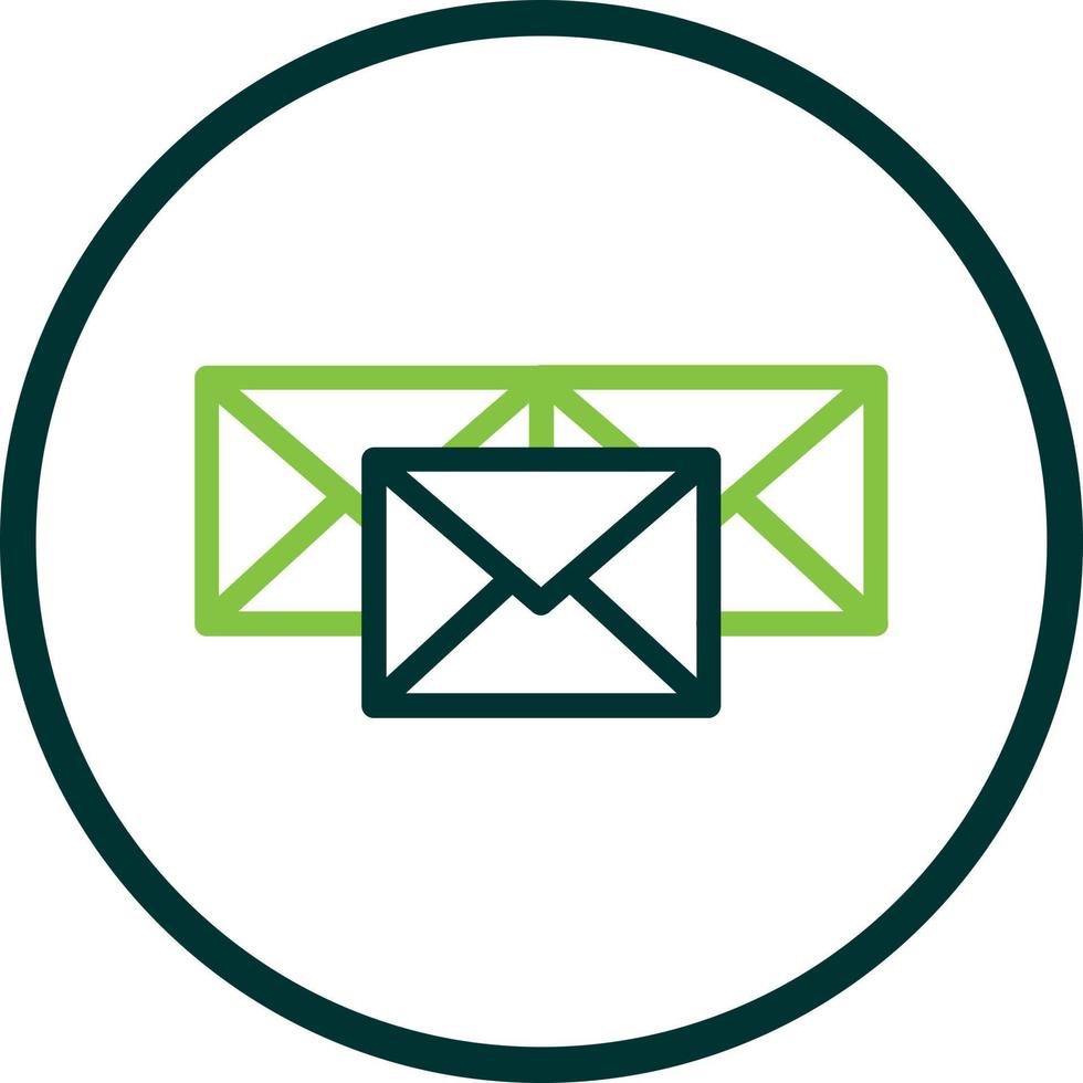 Mail Bulk Vector Icon Design