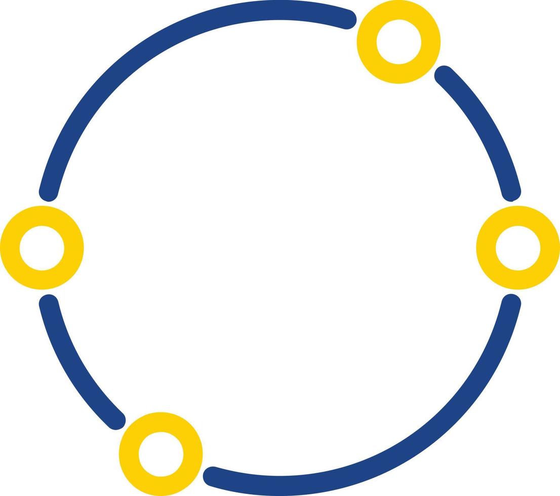 Dot Circle Vector Icon Design