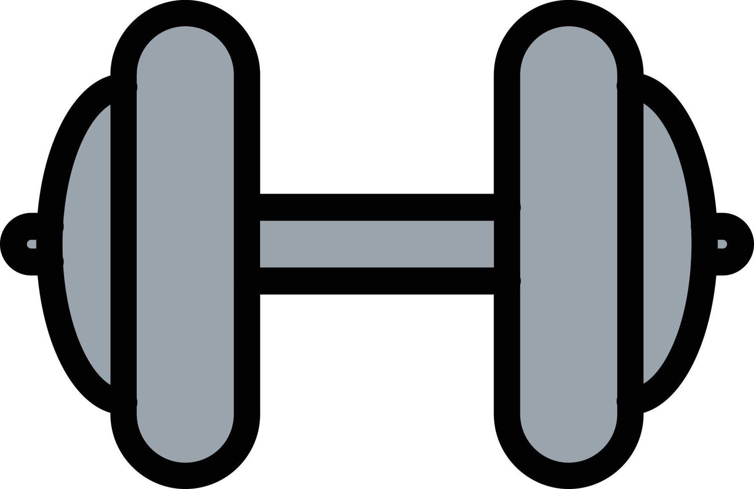 Dumbbell Vector Icon Design