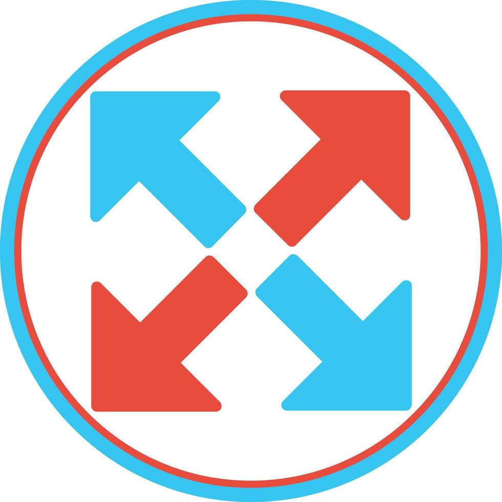 Expand Arrows Alt Vector Icon Design