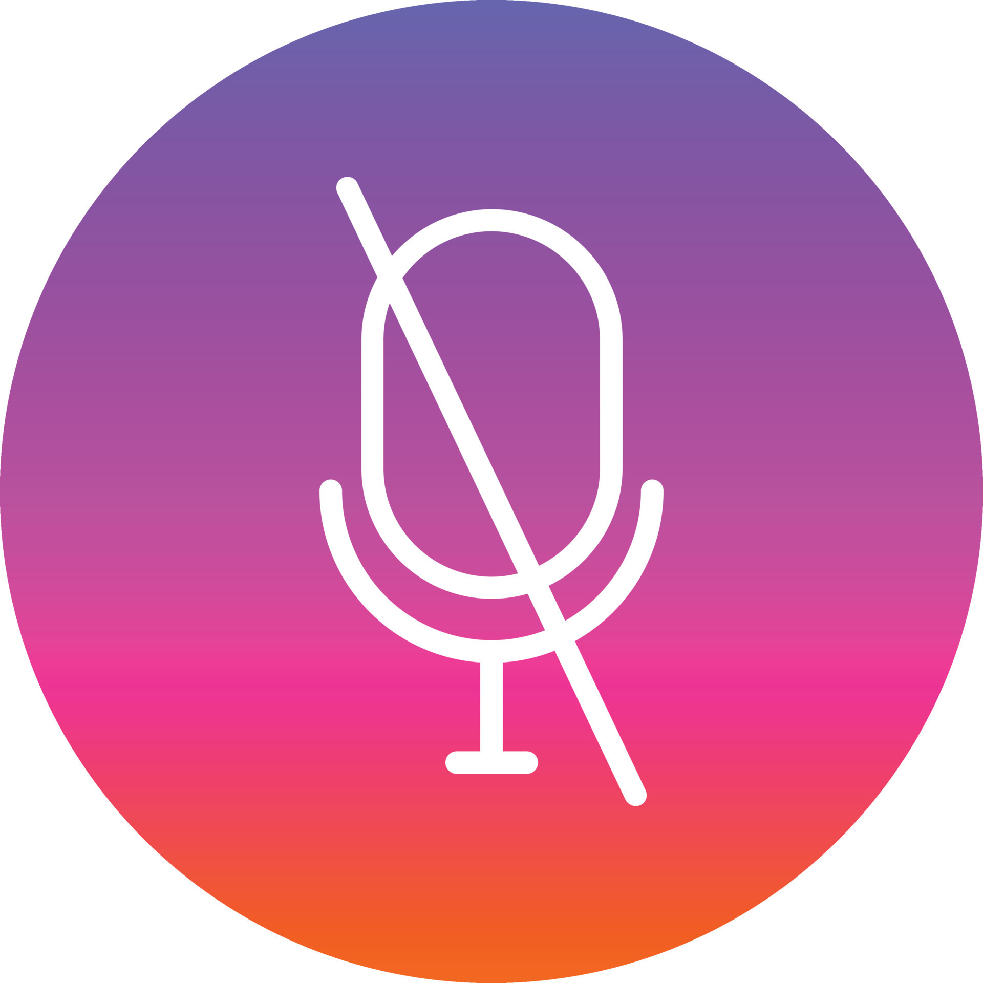 Microphone Slash Vector Icon Design 14892874 Vector Art at Vecteezy