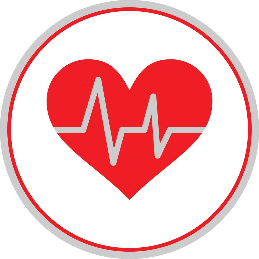 Heartbeat Vector Icon Design