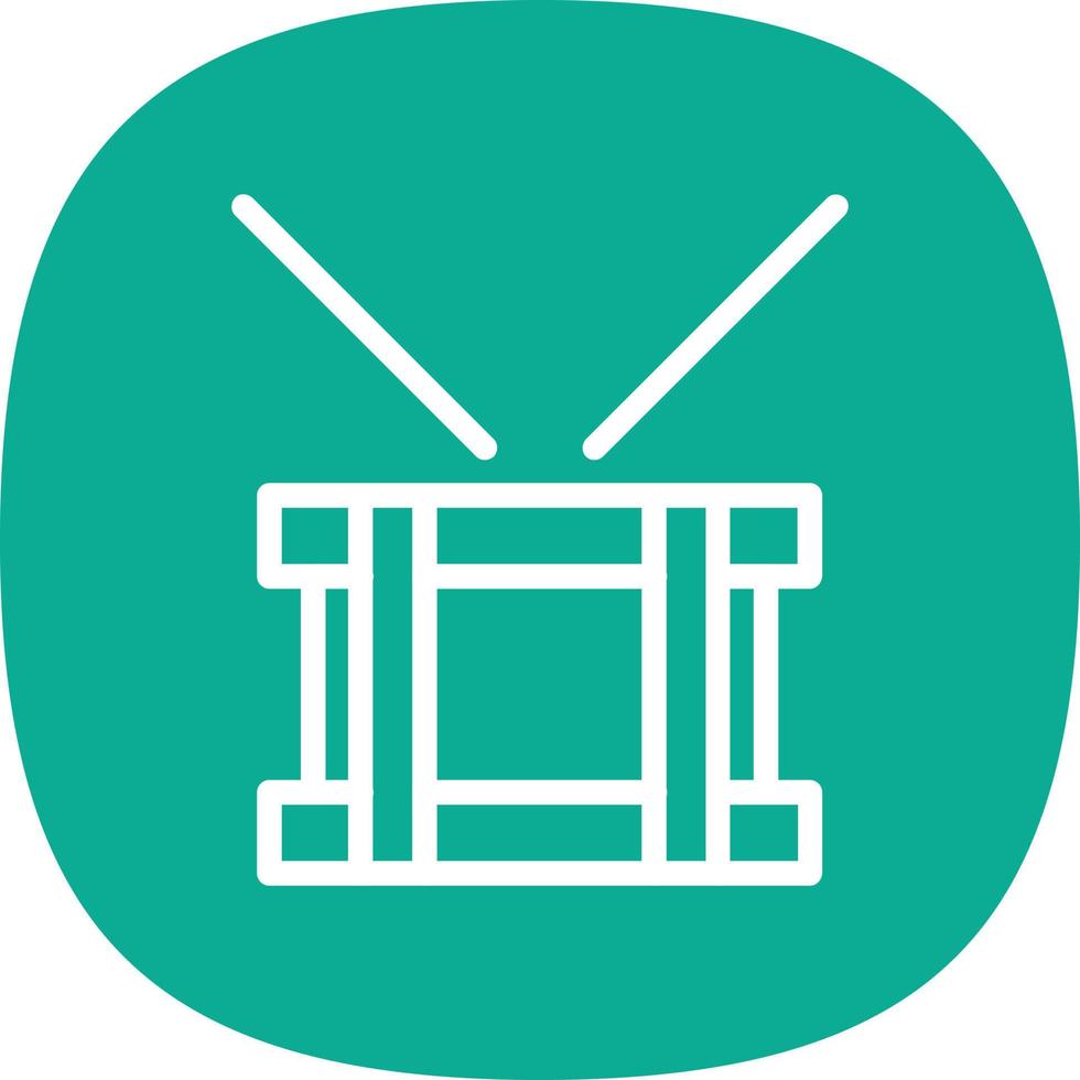 Drum Steelpan Vector Icon Design