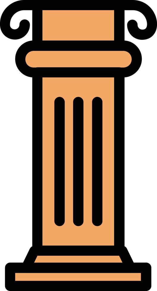 Columns Vector Icon Design
