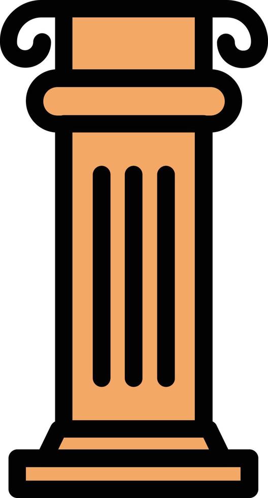 diseño de icono de vector de columnas