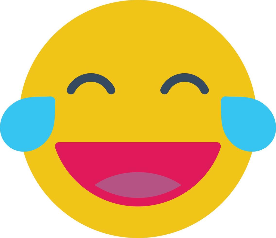 Grin Tongue Squint Vector Icon Design