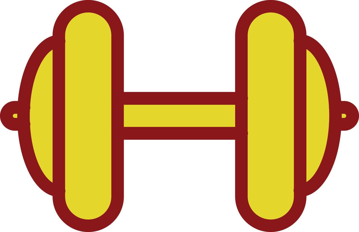 Dumbbell Vector Icon Design