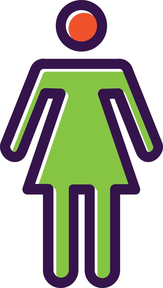Female Vector Icon Design