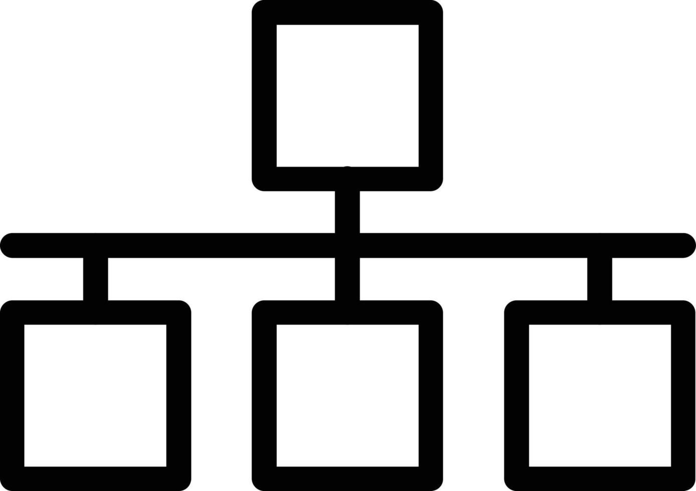 Network Wired Vector Icon Design