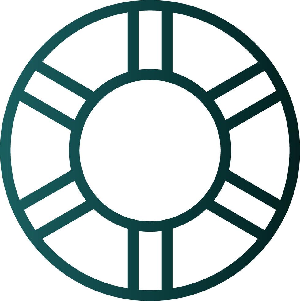 Life Ring Vector Icon Design