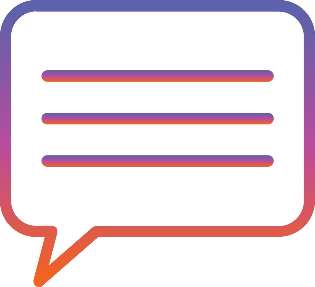 Comments Vector Icon Design