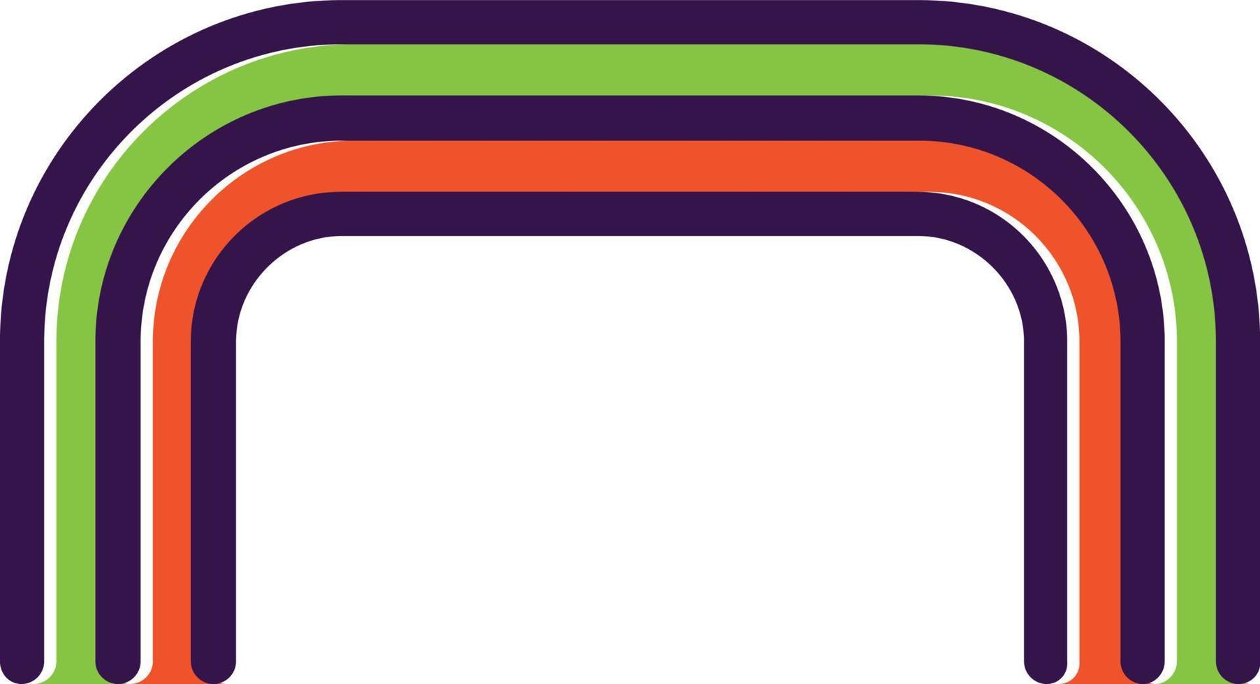 Rainbow Vector Icon Design