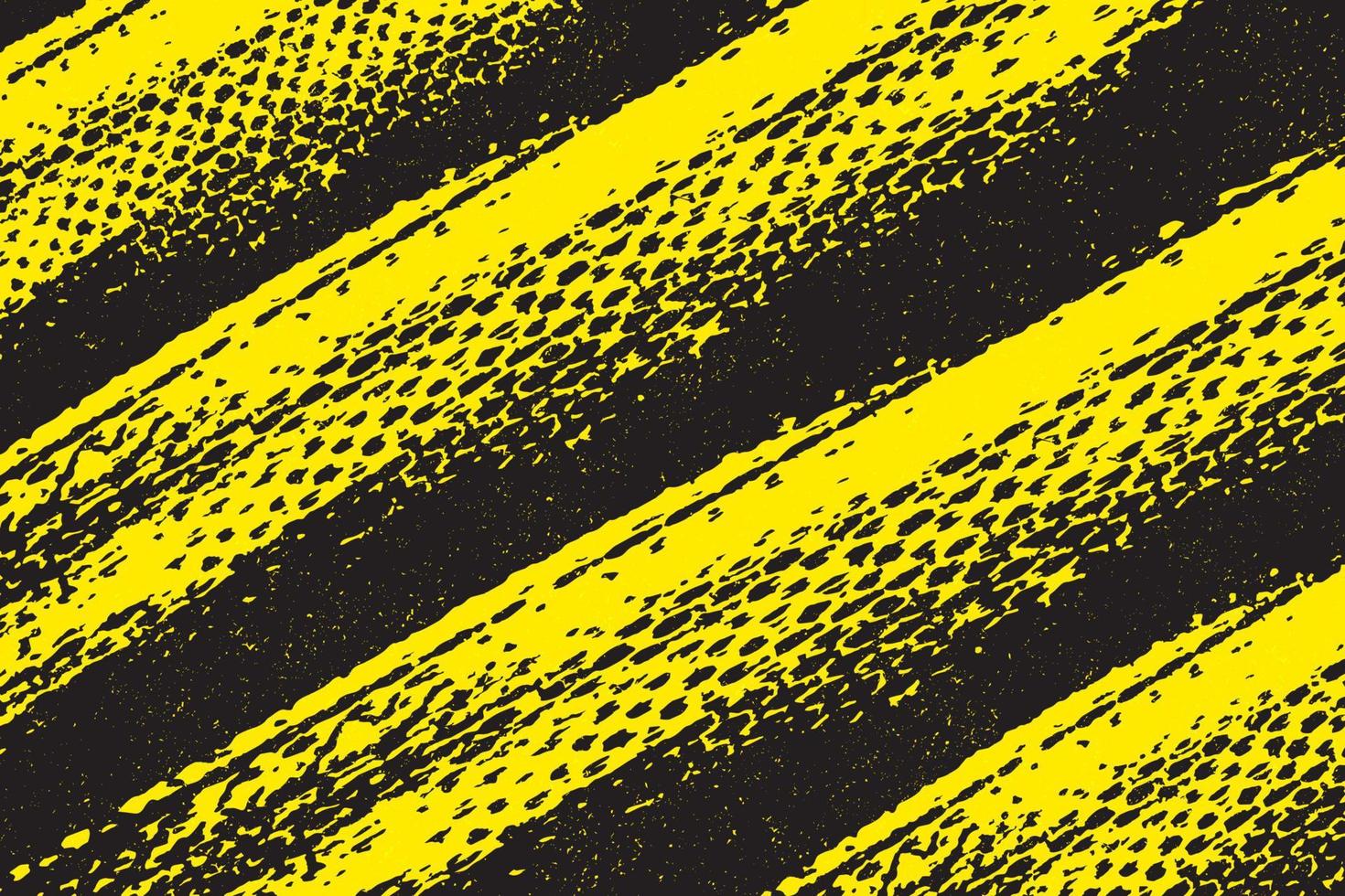 Yellow and black grunge texture background vector