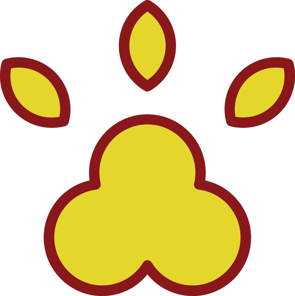 Paw Vector Icon Design