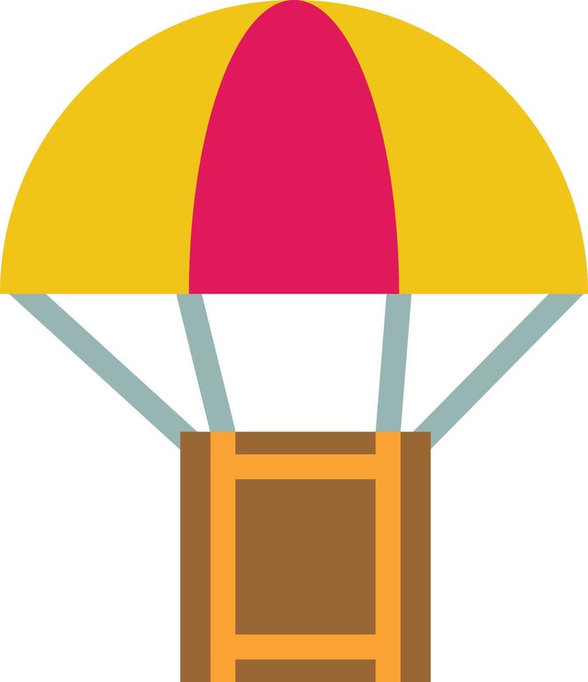 Parachute Box Vector Icon Design