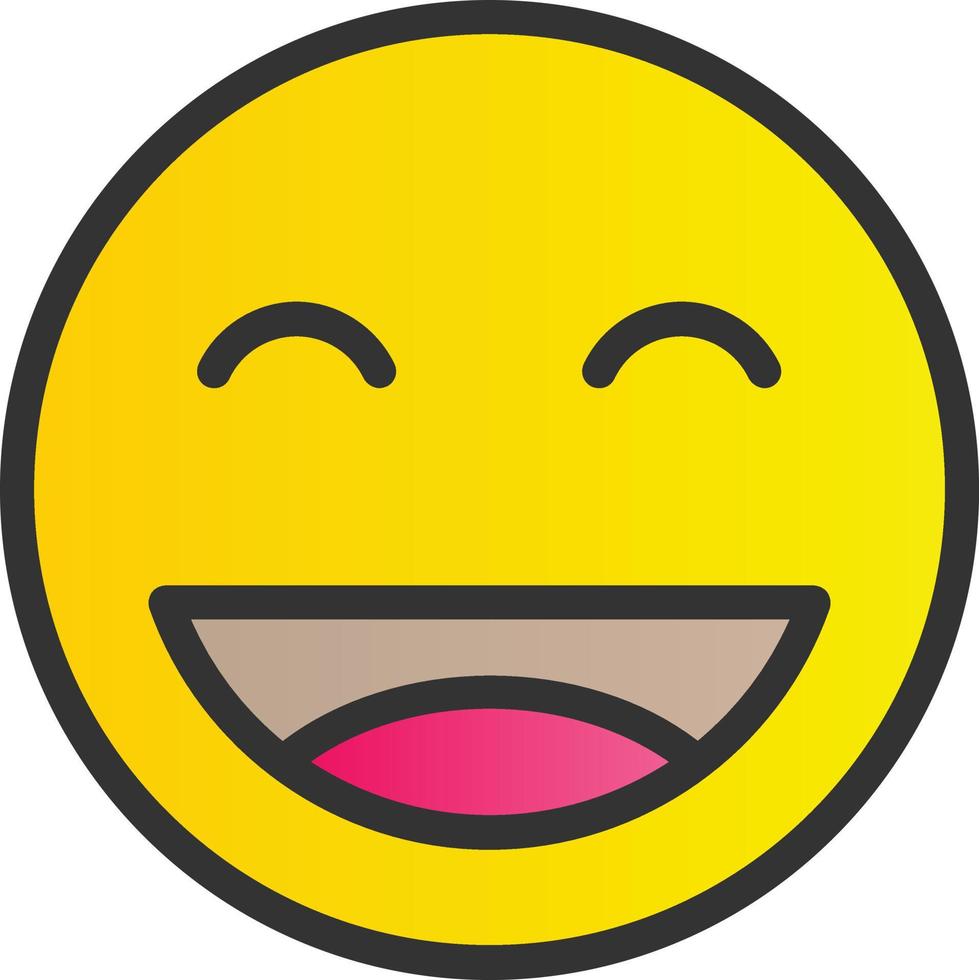 Grin Tongue Vector Icon Design