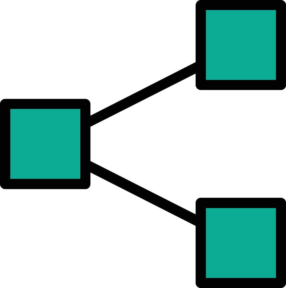 Project Diagram Vector Icon Design