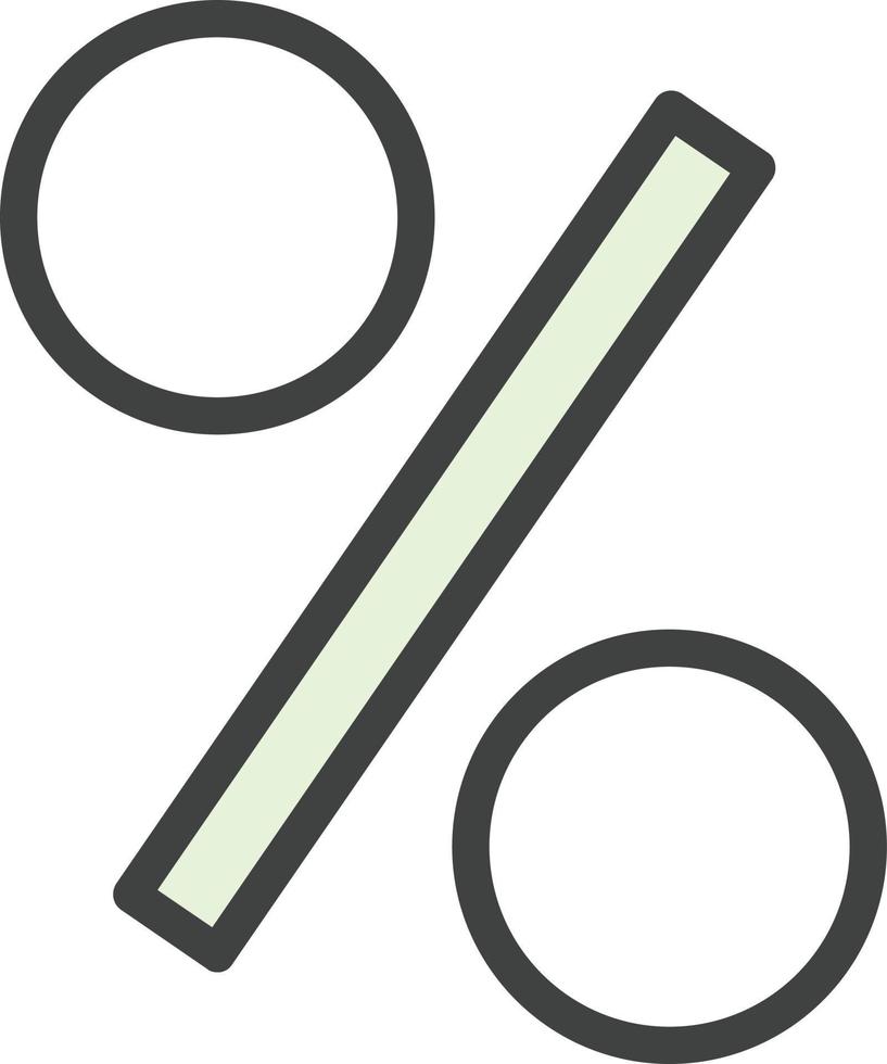 Percentage Vector Icon Design