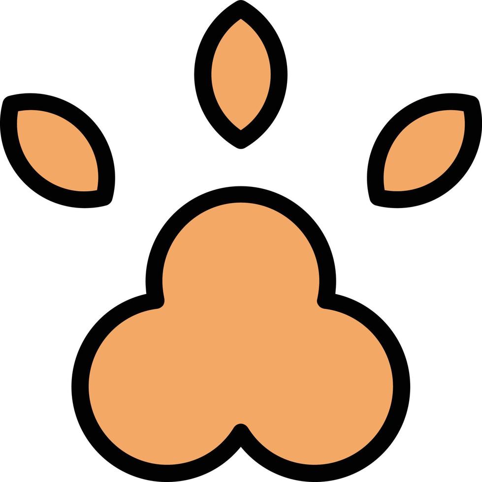 Paw Vector Icon Design