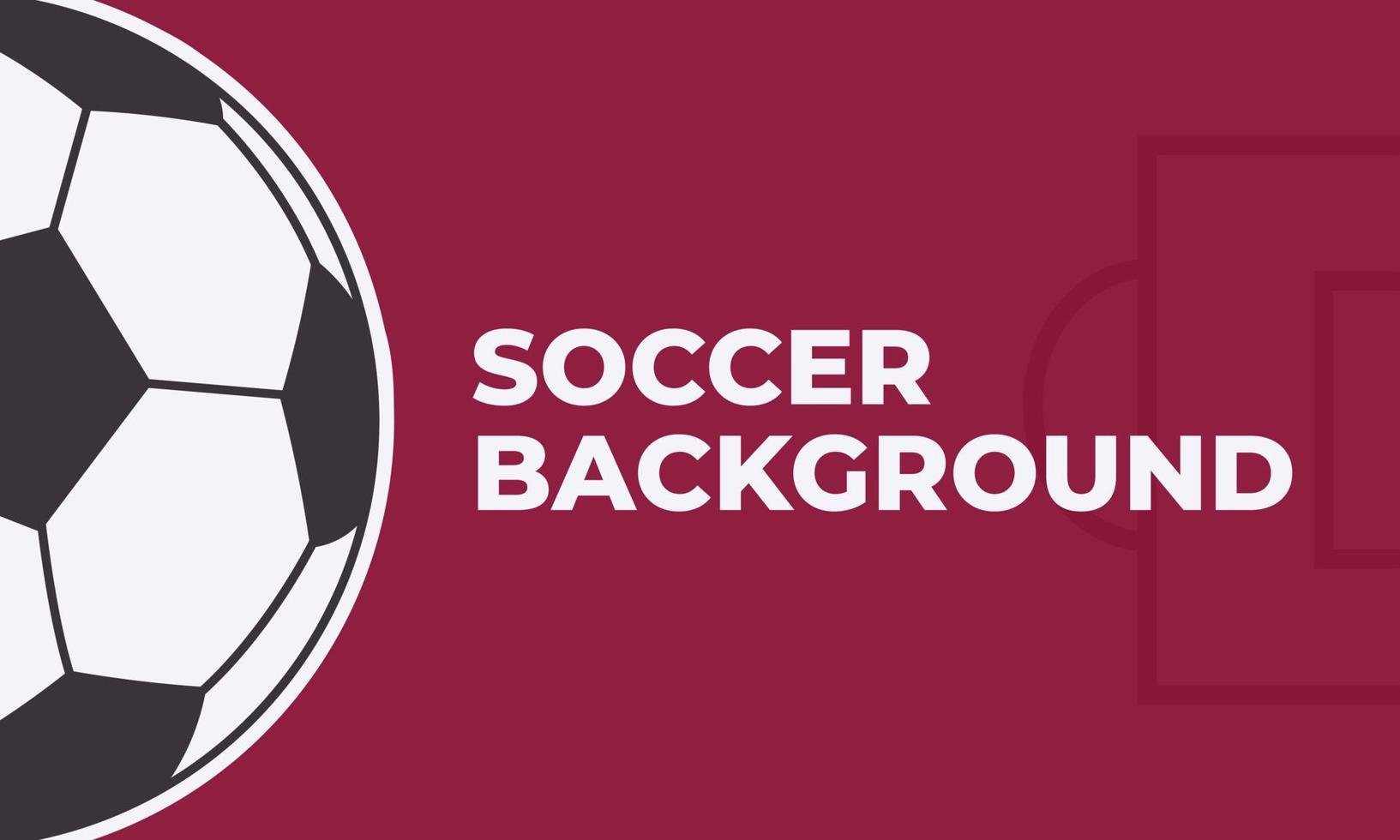 diseño de plantilla de fútbol, pancarta de gráficos de fútbol, fondo elegante de copa deportiva qatar vector