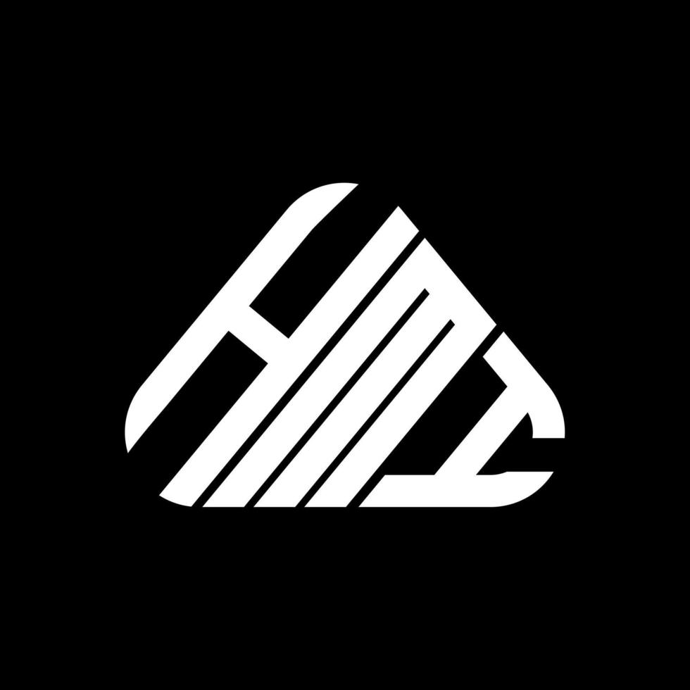 HMI letter logo creative design with vector graphic, HMI simple and modern logo.