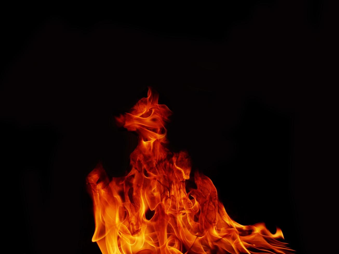 Abstract black flame flame texture, perfect for banners or adver photo