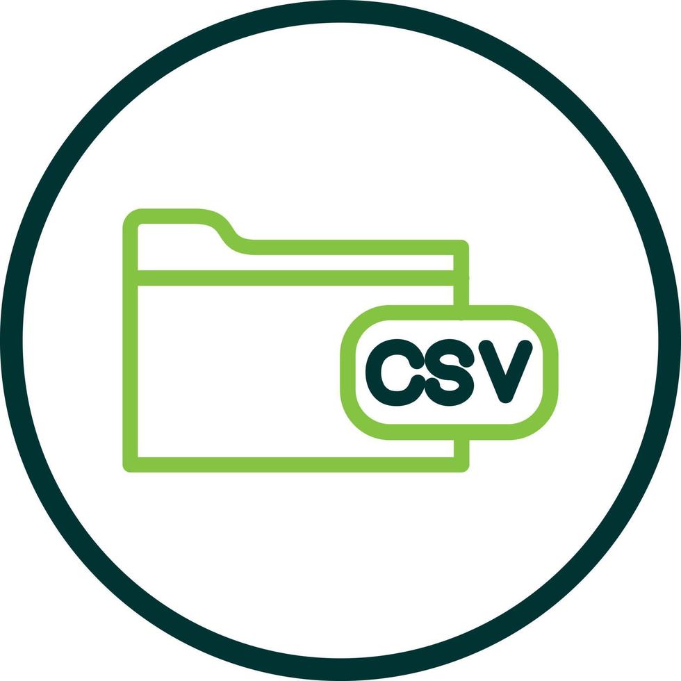 File Csv Vector Icon Design
